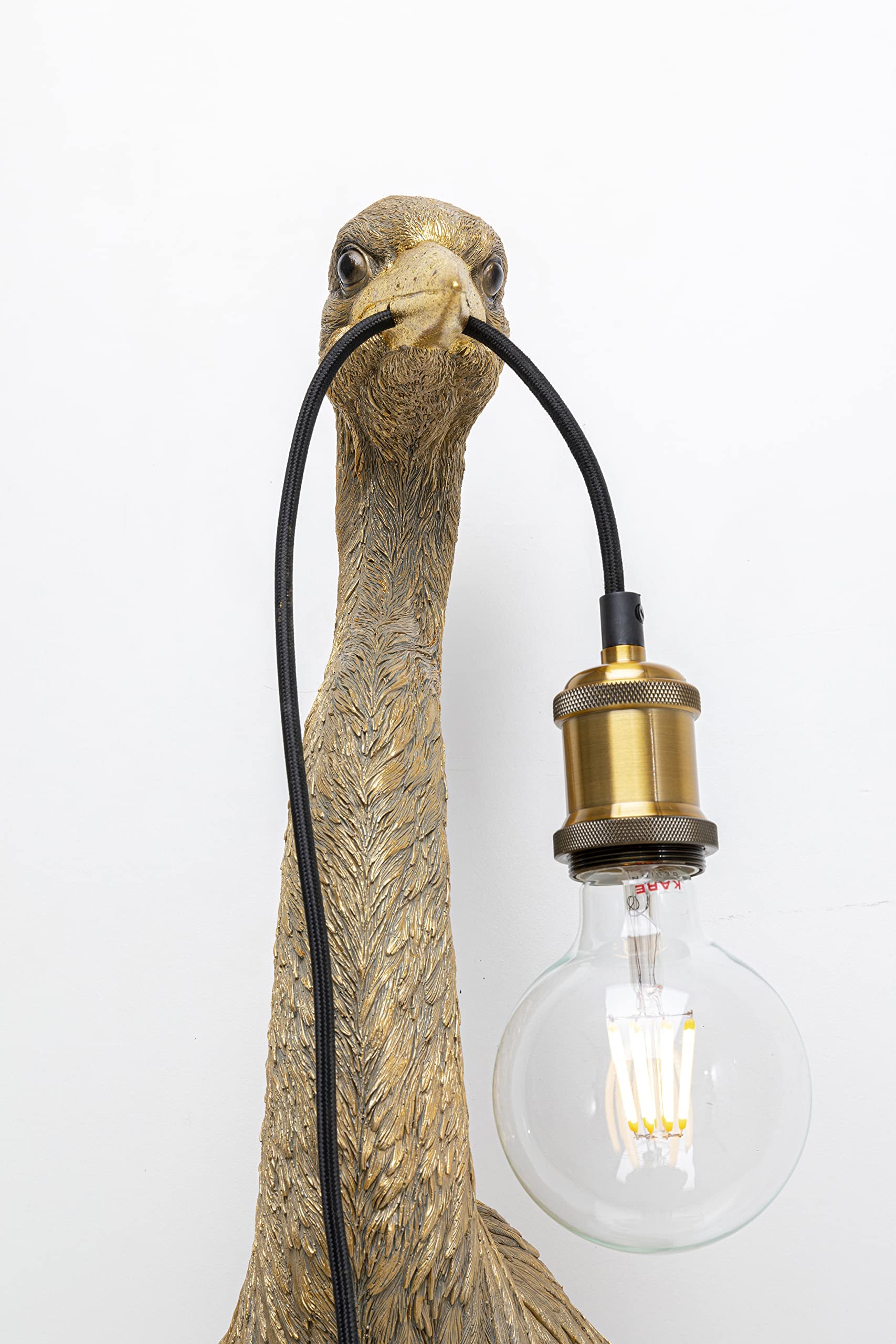 kare-design-wandleuchte-reiher-gold-57-cm-kunstharz-lampe-indirektes-licht image 4