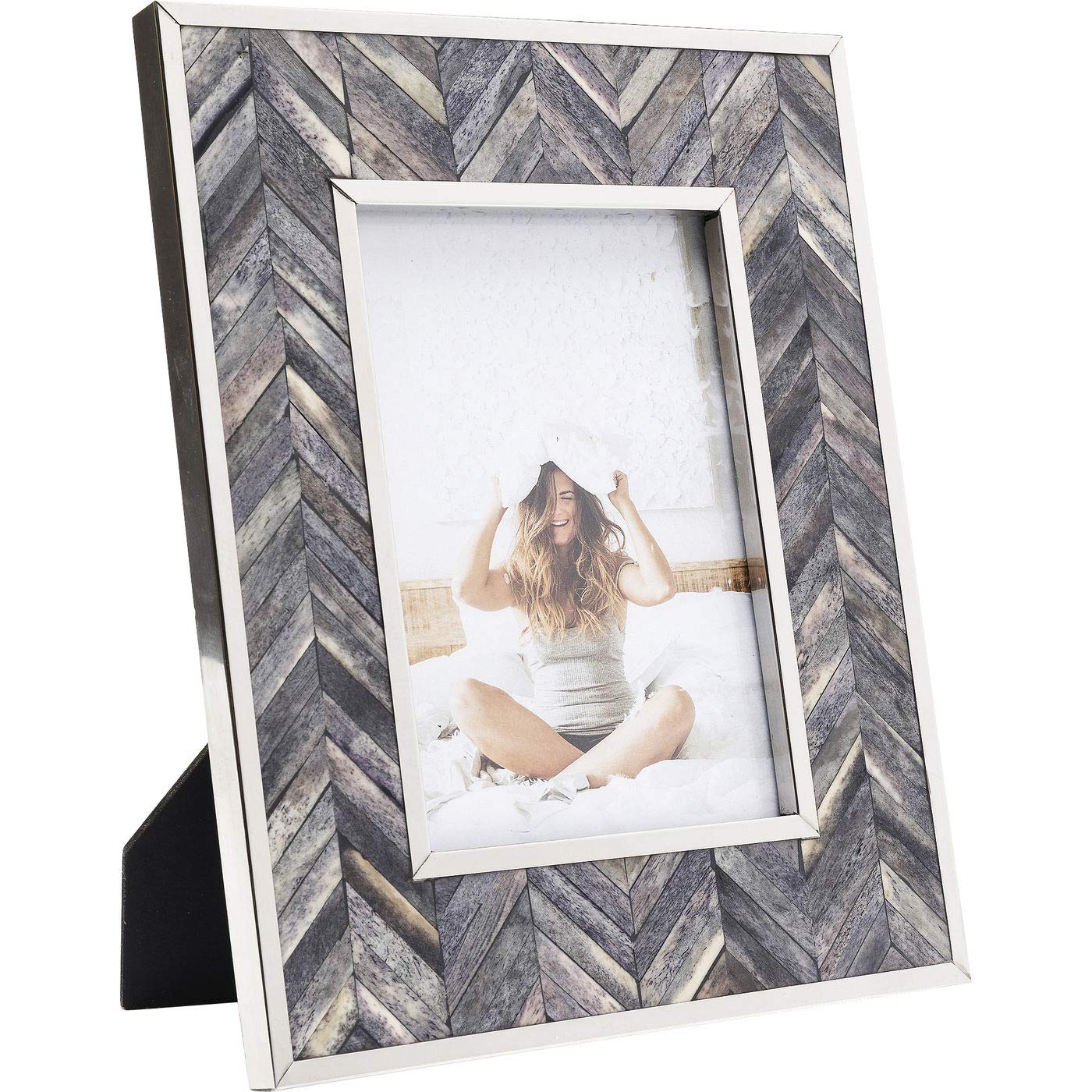 kare-design-bilderrahmen-chevron-grau-verspiegelt-21-x-26-x-2-cm-f-r-13x18 image 3