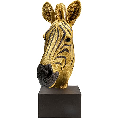 kare-design-objekt-zebra-gold-35cm-zebra-kopf-polyresin-35x17x45-5cm image 8
