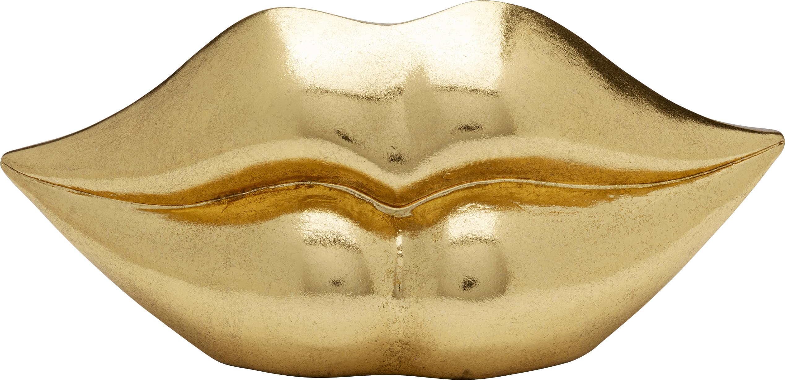 kare-design-spardose-lips-gold-lippen-spardose-13x28x9-cm-polyresin image 1