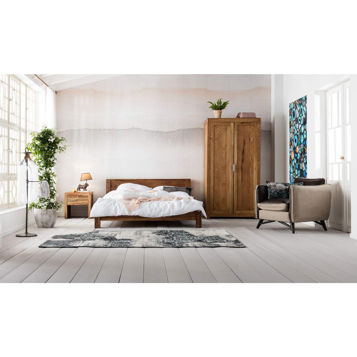 kare-design-teppich-kelim-ornament-t-rkis-200x300-cm image 2