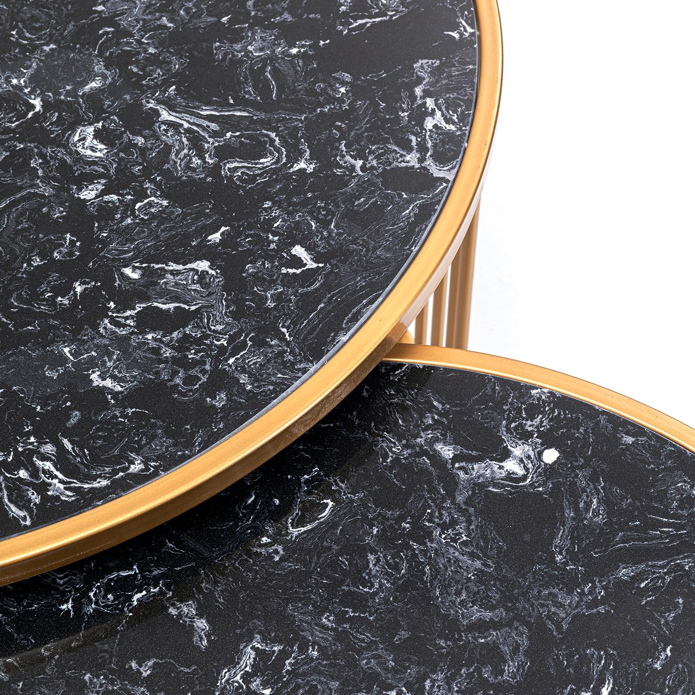 kare-design-couchtisch-roma-2er-set-marmor-rund-50x80x80-cm-schwarz-gold image 4