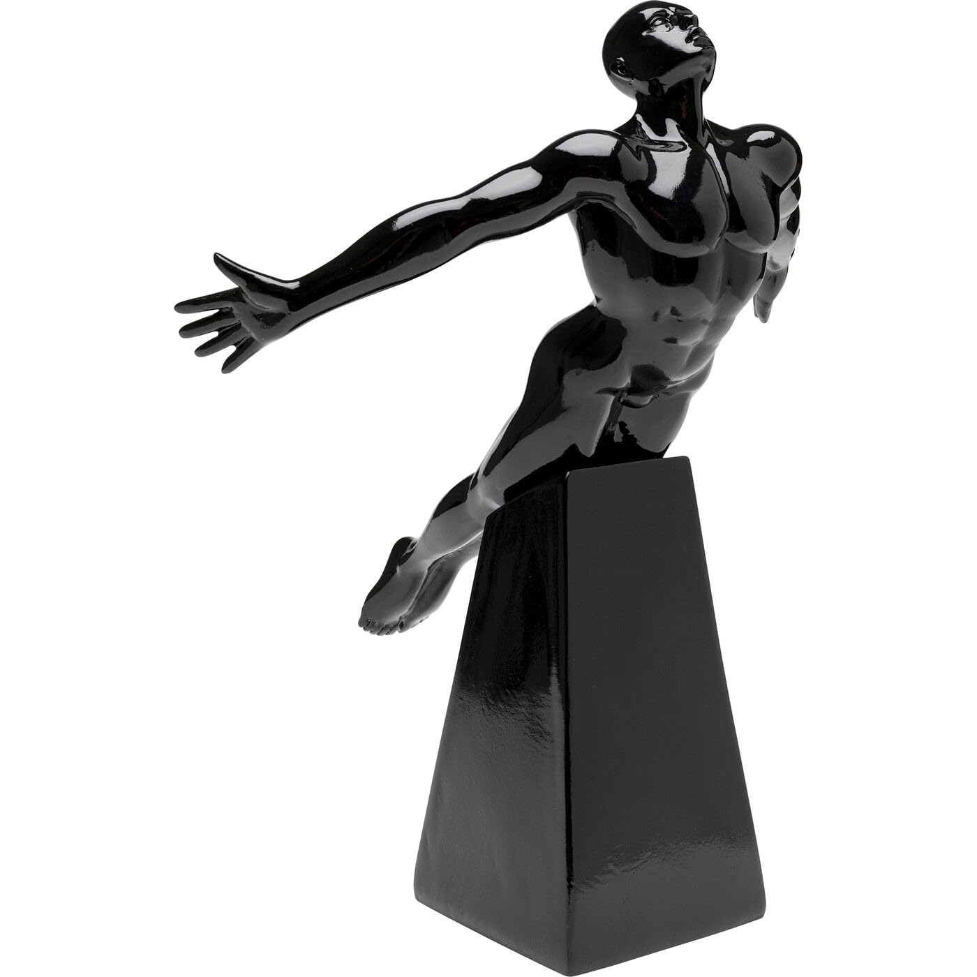 kare-design-deko-figur-jumper-schwarz-37x21x30-cm-handbemalt image 5