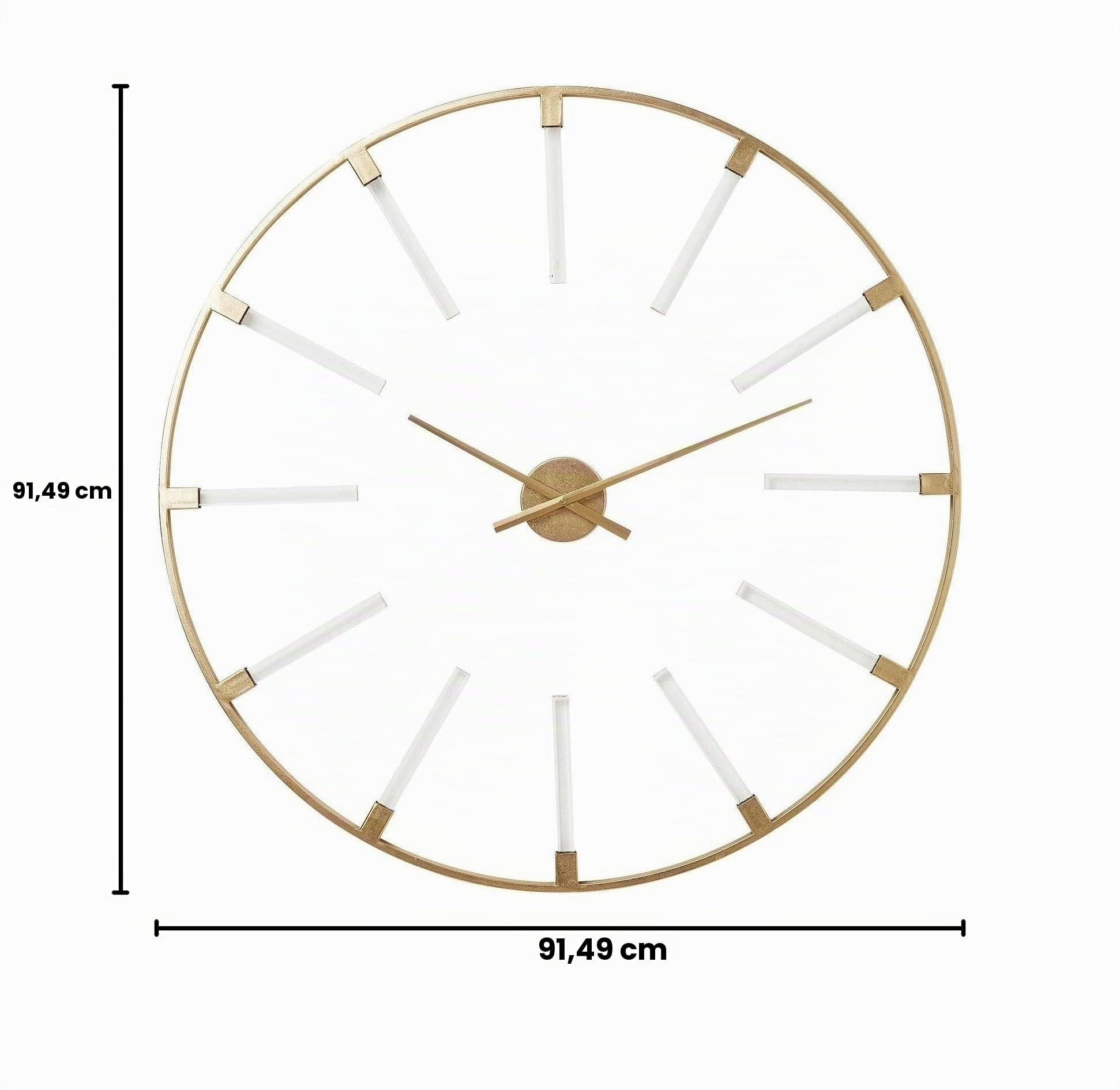 kare-design-wanduhr-visible-sticks-gold-92x92x3-cm-stahl image 7