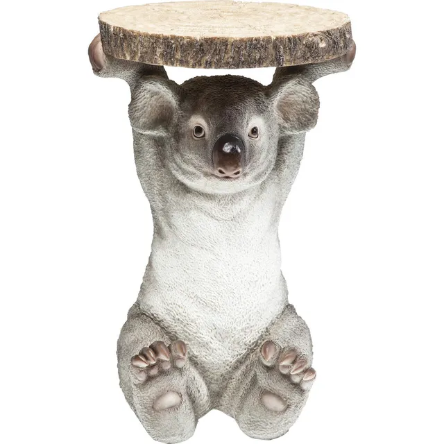 kare-design-koala-beistelltisch-grau-braun-52x35x33-cm image 1
