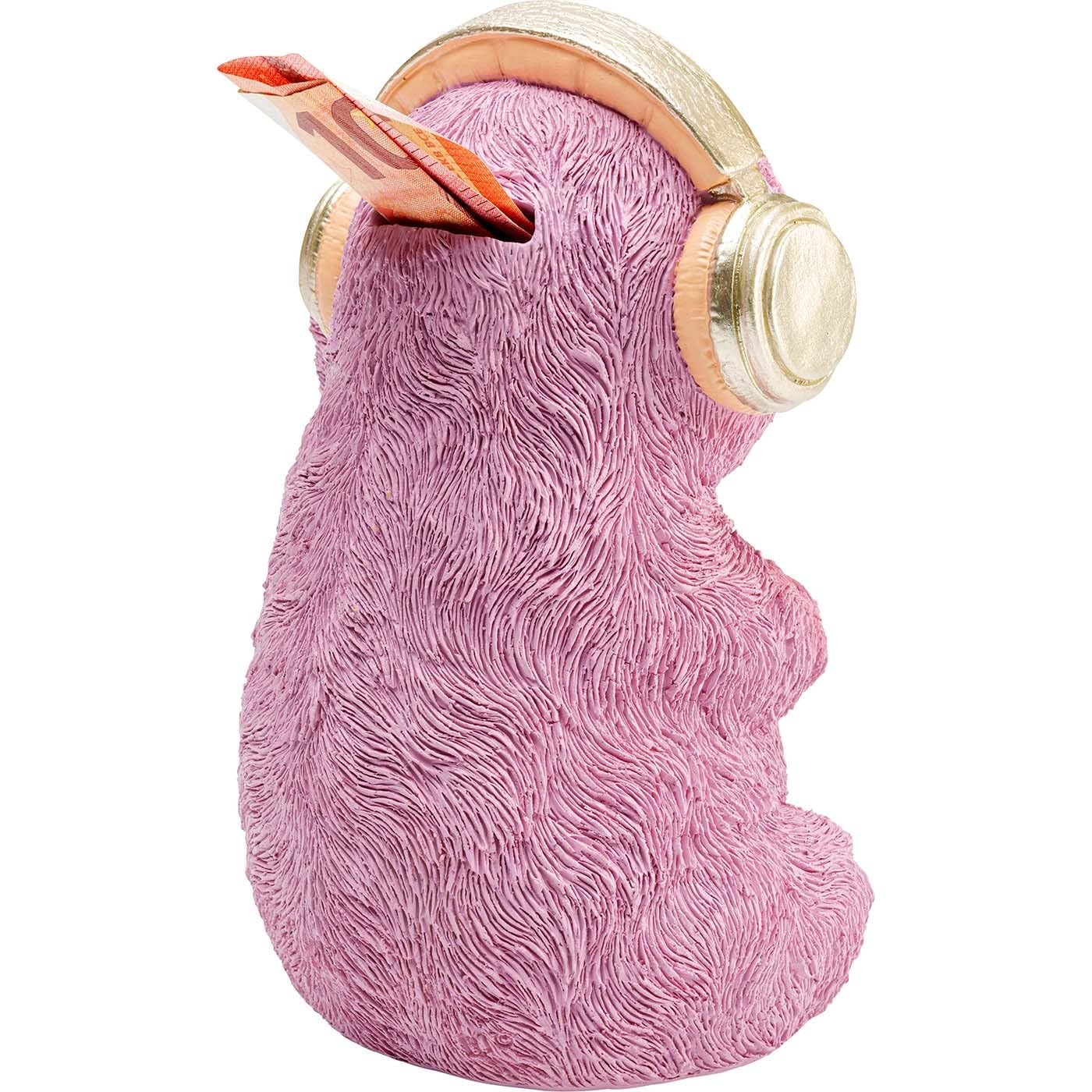 kare-design-party-sloth-spardose-faultier-lila-19-cm-handbemalt image 5