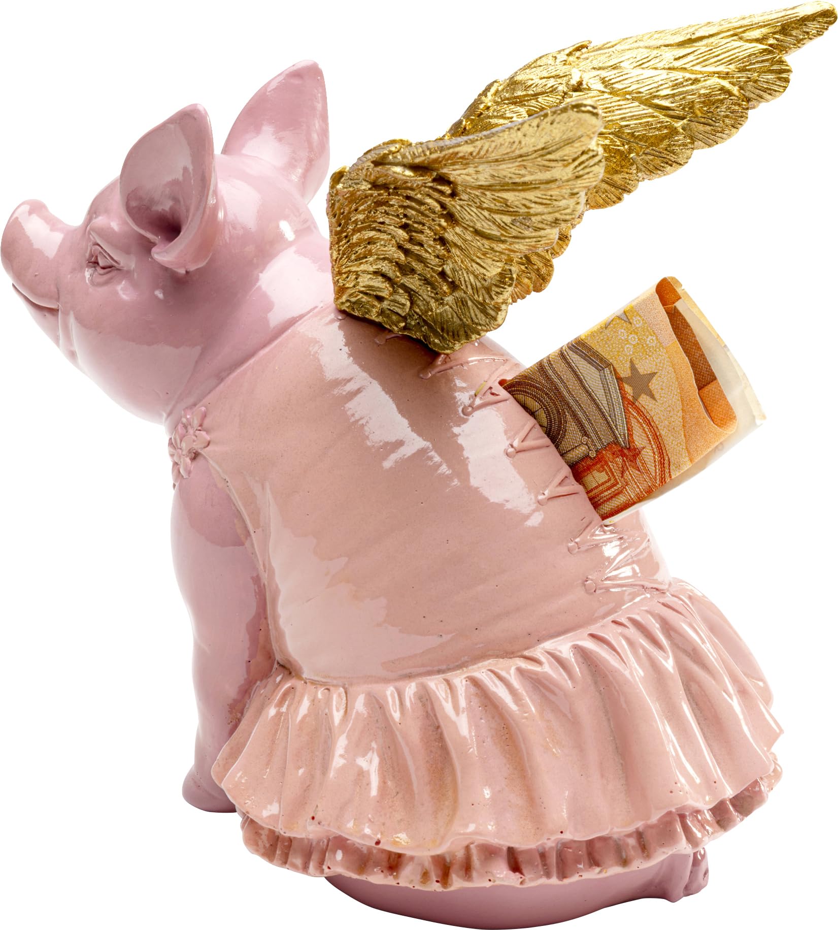 kare-design-spardose-flying-pig-spardose-17-cm-rosa-schwein-mit-t-t image 2
