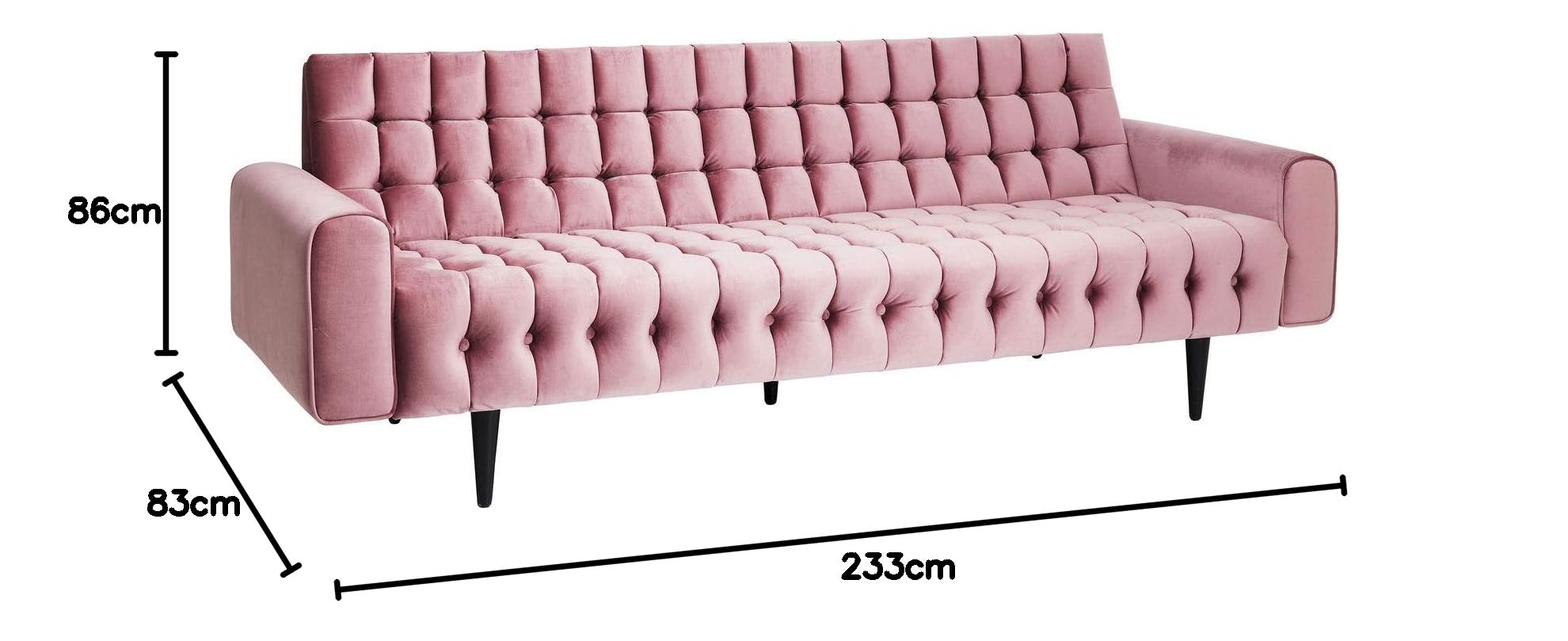 kare-design-milchbar-velvet-3-sitzer-sofa-rose-samt-233x86-cm image 3