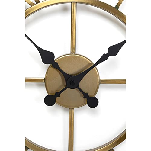 kare-design-wanduhr-roman-brass-41cm-schwarz-gold-mit-r-mischen-ziffern image 7