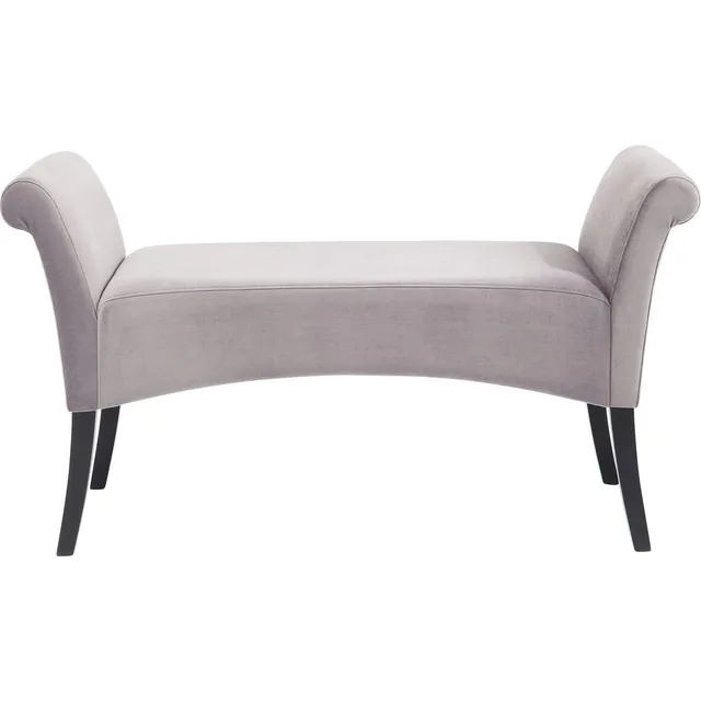 kare-design-motley-velvet-sitzbank-grau-107x38-cm-samt image 1