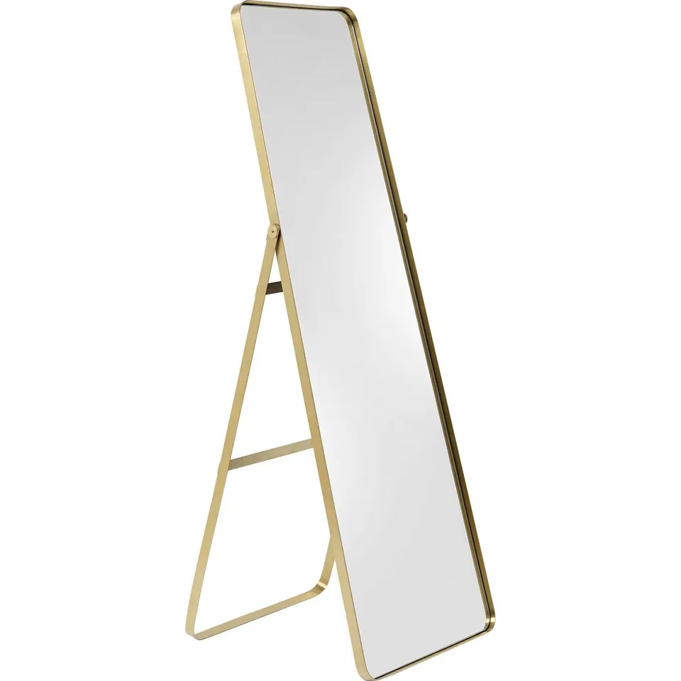 kare-design-curve-arch-standspiegel-gold-160x55x4-cm image 1