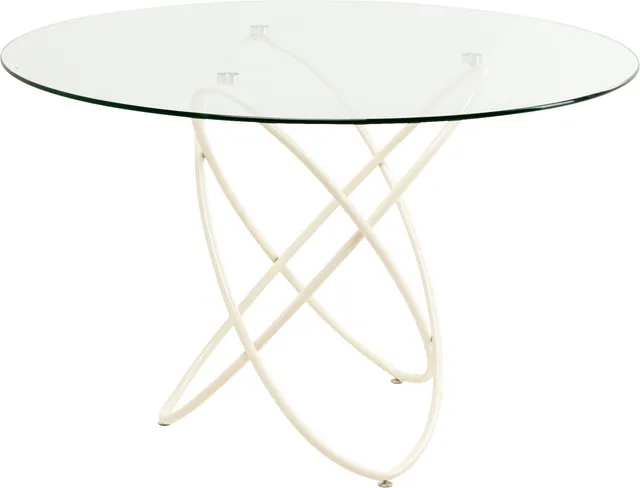 kare-design-esstisch-molekular-greige-120-cm-rund-glas image 1