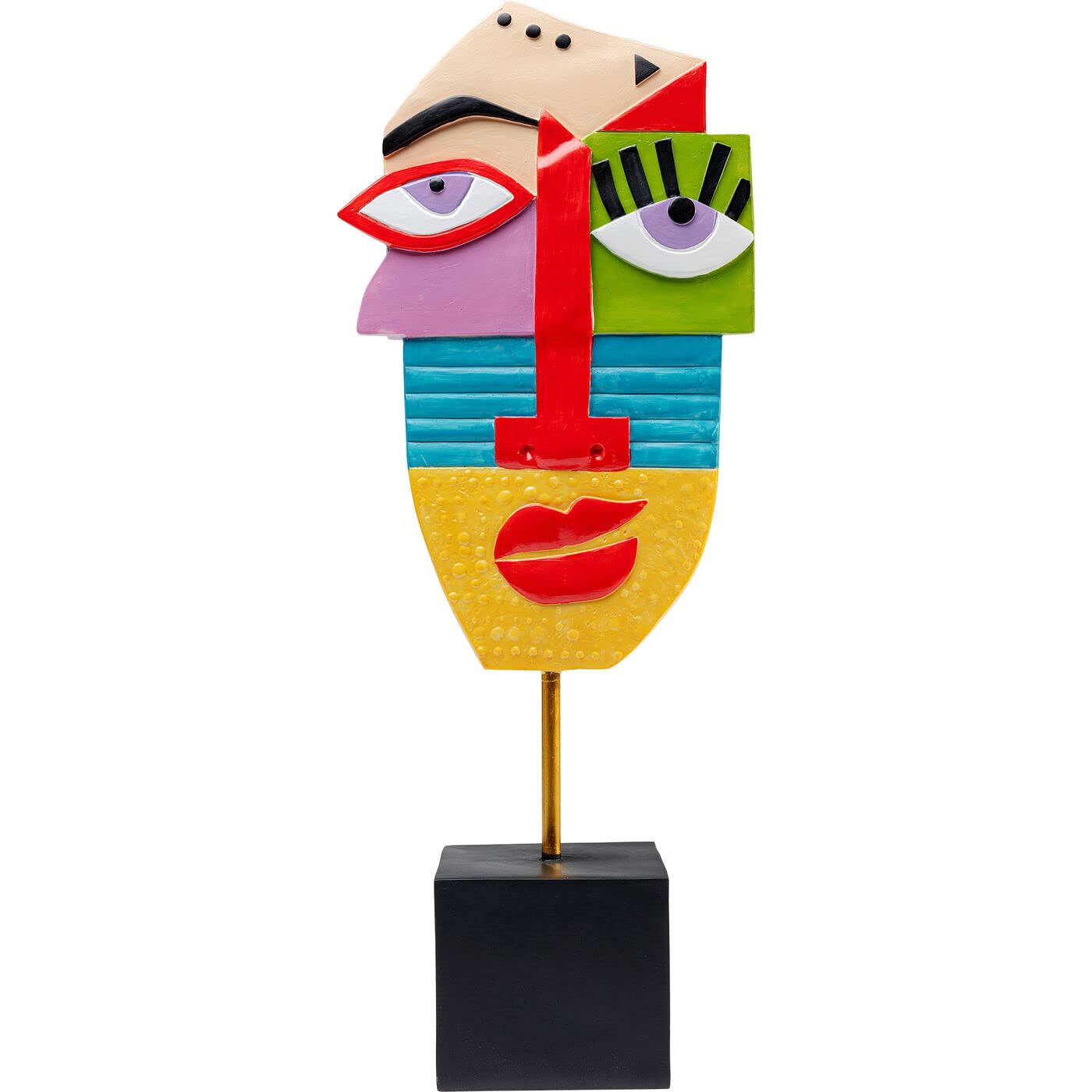 kare-design-thinking-gorilla-head-deko-objekt-schwarz-49x29x26-cm image 8