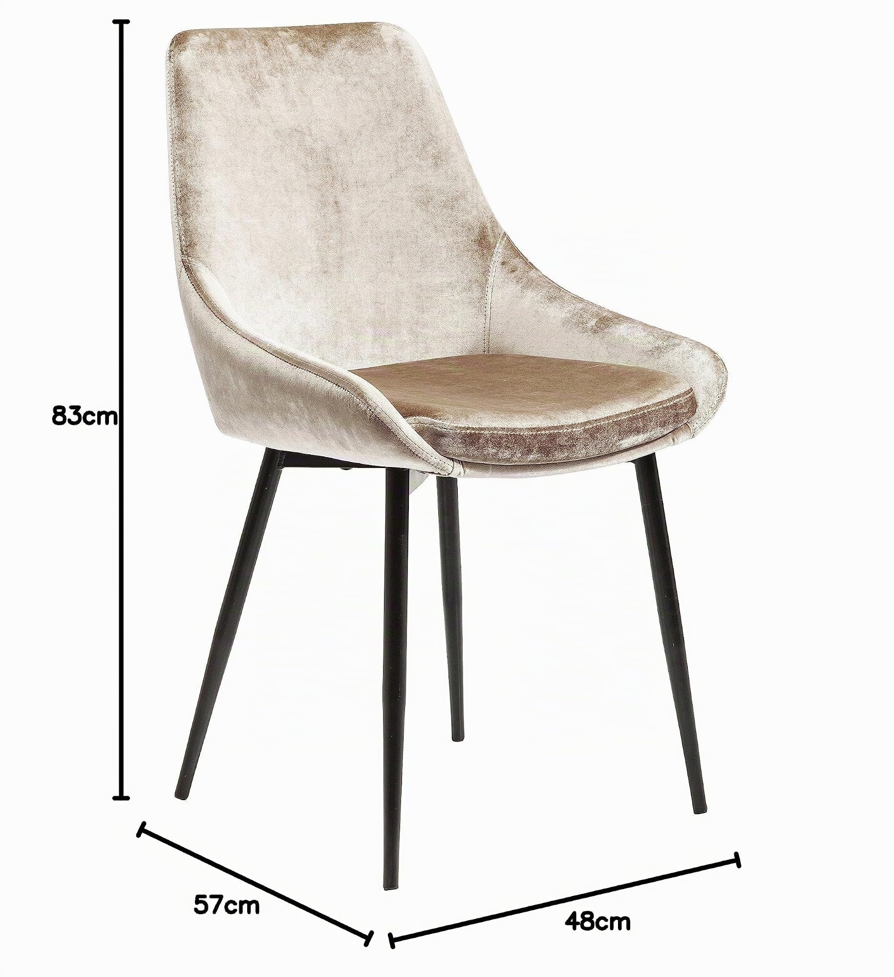 kare-design-stuhl-east-side-pearl-beige-esszimmerstuhl-samtoptik-95x52x63-cm image 3