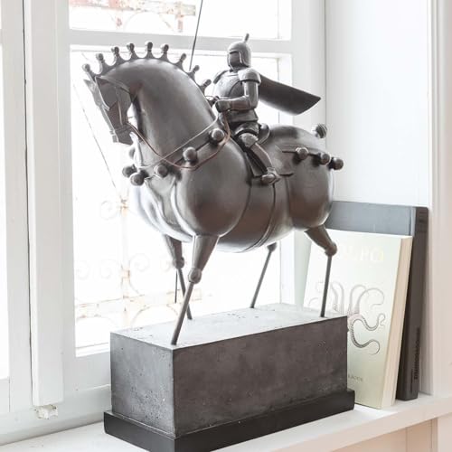 kare-design-black-knight-deko-figur-ritter-schwarz-70x54x20-cm image 8