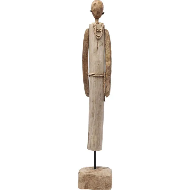 kare-design-deko-objekt-african-woman-holzfigur-69x13x9-cm image 1