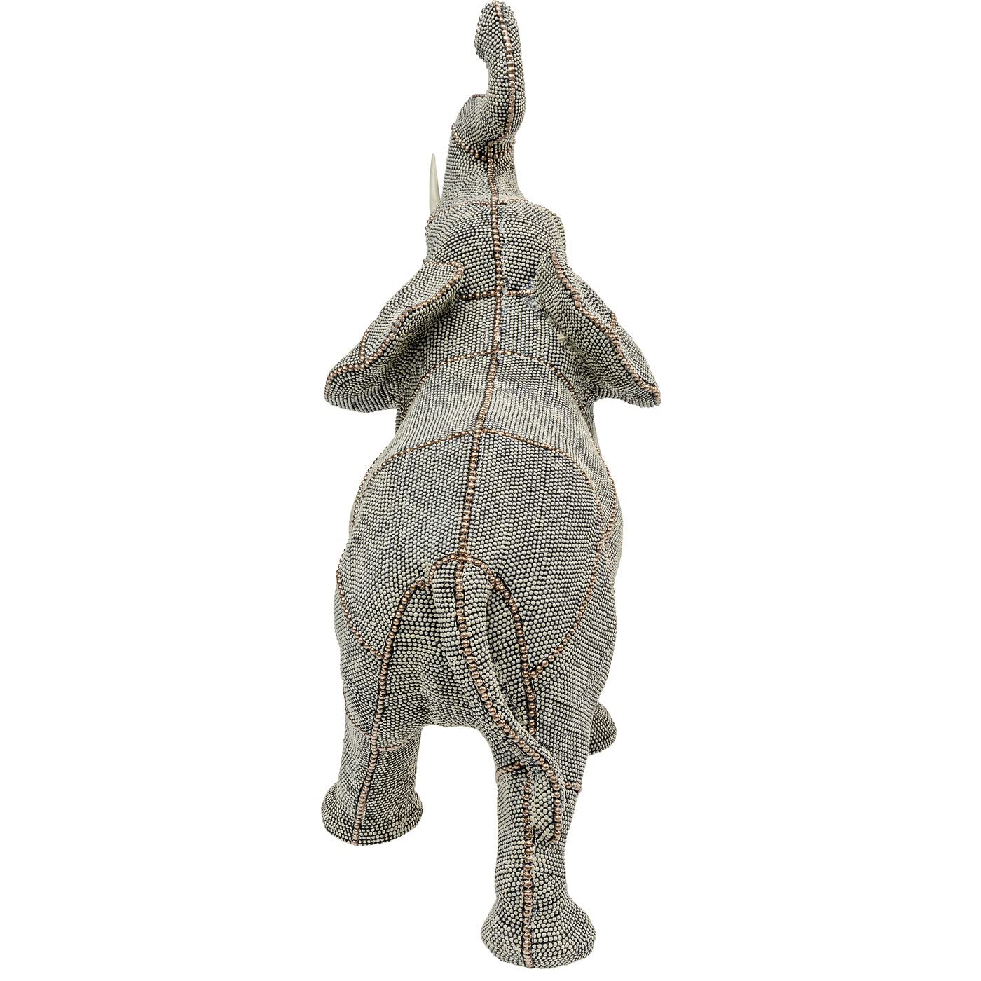 kare-design-deko-objekt-walking-elephant-pearls-37x38x17-cm-elefant-aus-kunstste image 6