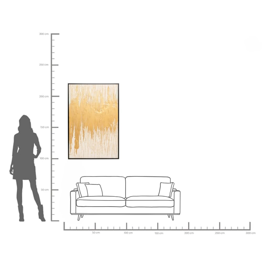 kare-design-abstract-gold-wei-bild-handgemalt-80x120-cm-massivholz-rahmen image 3