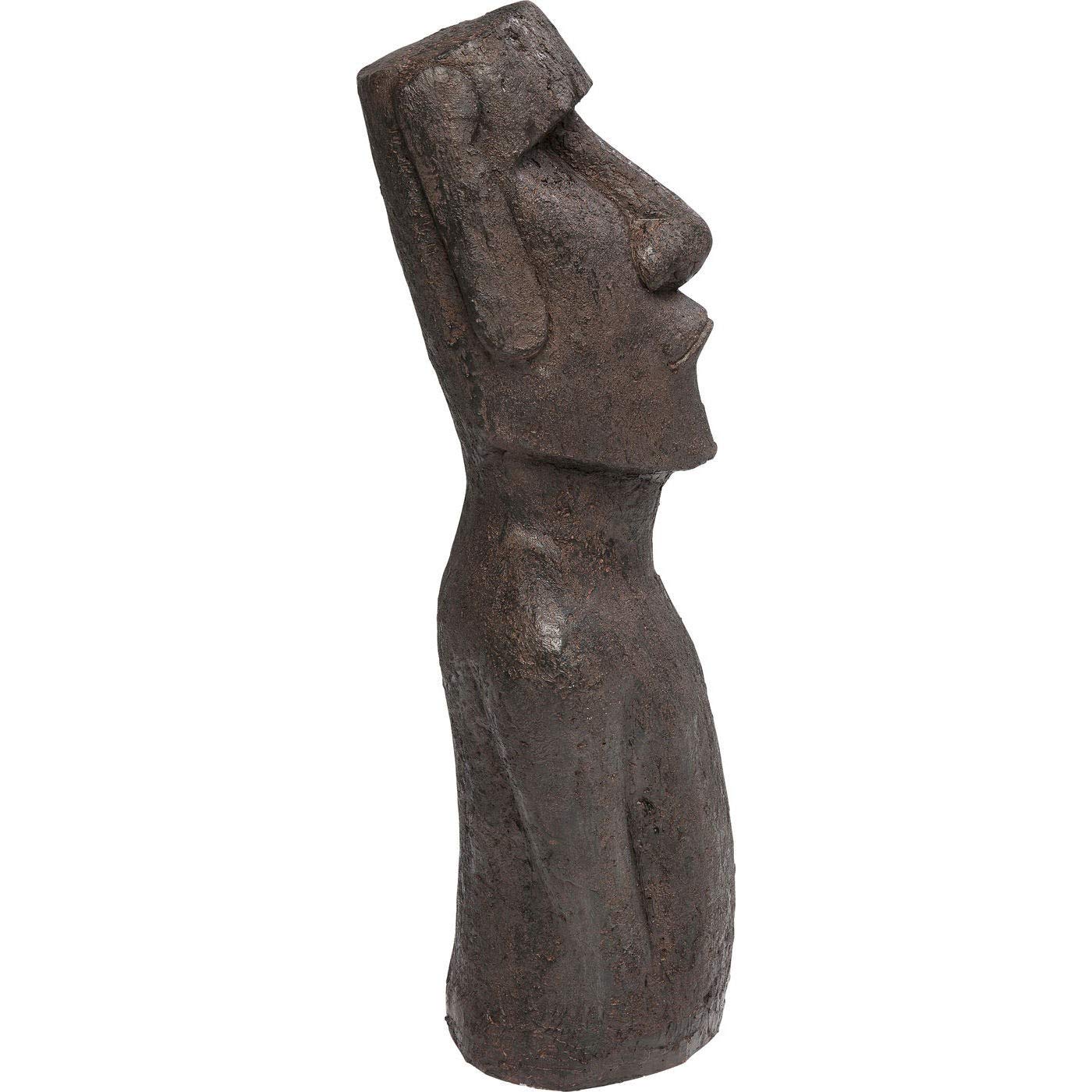 kare-design-deko-objekt-easter-island-grau-bodenfigur-skulptur-80x34x26-cm image 6