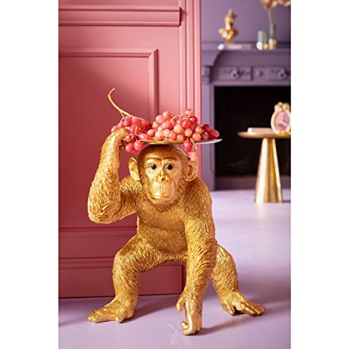 kare-design-butler-playing-chimp-deko-figur-gold-52-cm-mit-tablett image 8