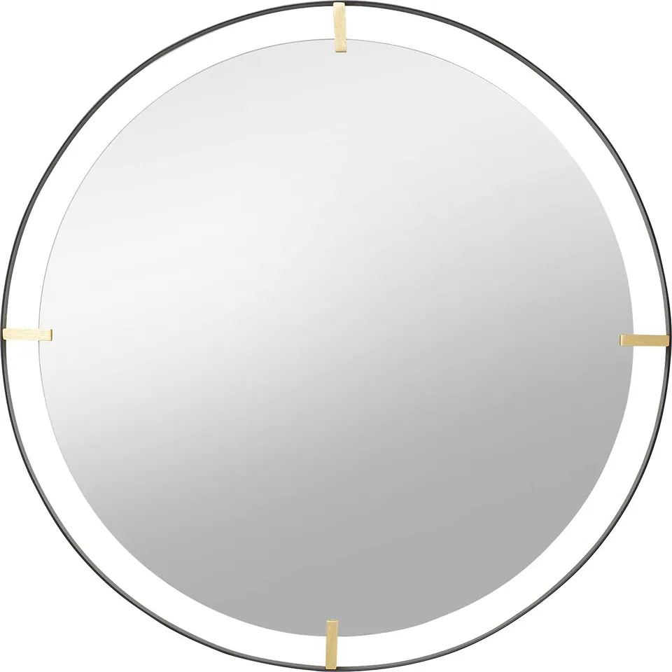 kare-design-spiegel-besty-schwarz-gold-rund-90-cm-stahlrahmen image 1