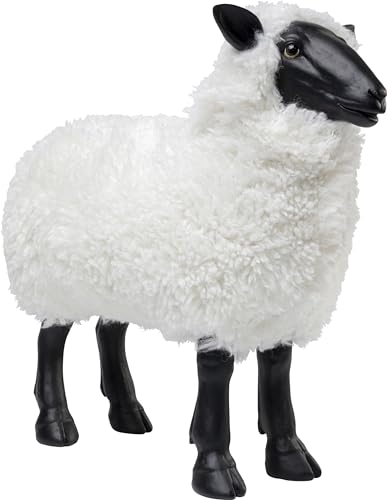 kare-design-deko-figur-bathilde-schaf-polyresin-48x23x52-cm-schwarz-wei image 7