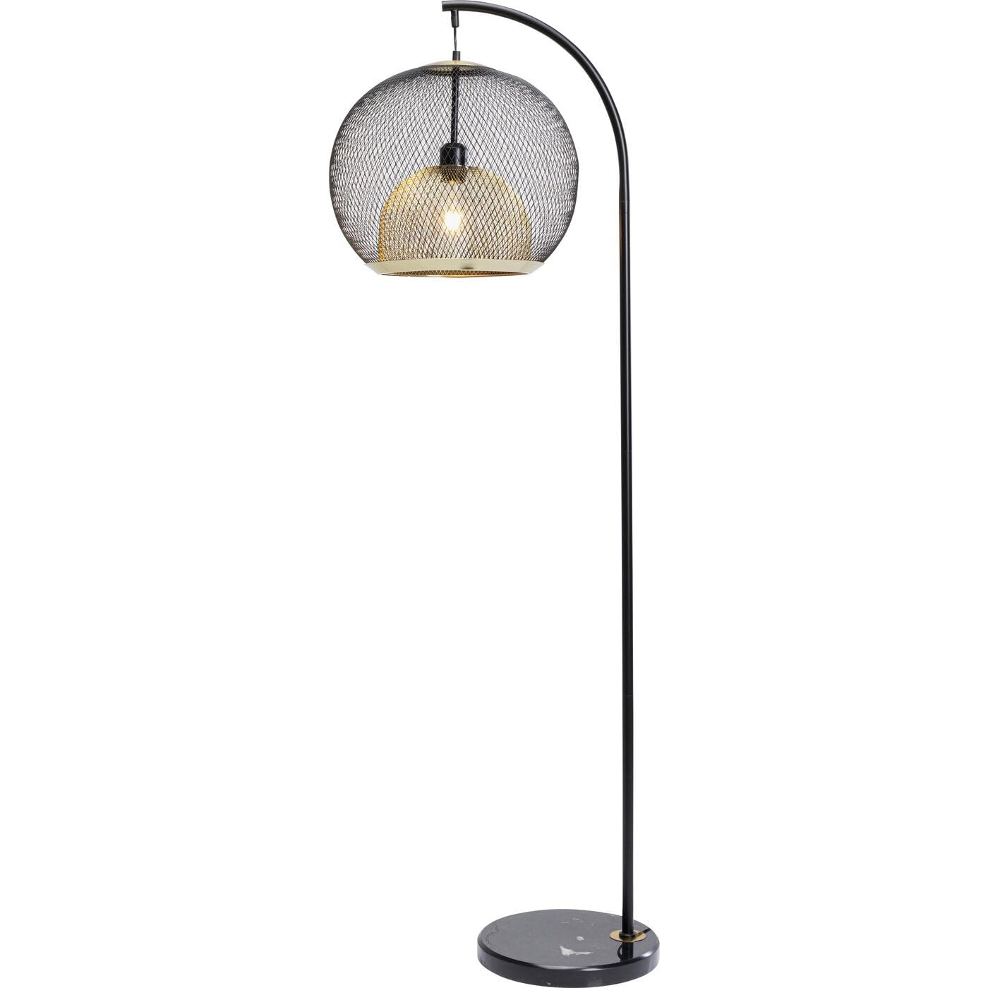 kare-design-tischlampe-grato-schwarz-62-cm-tischleuchte-stahl-marmorsockel image 3