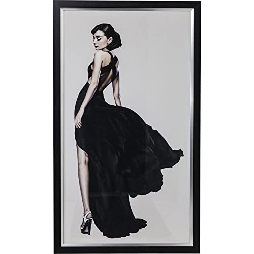 kare-design-bild-frame-diva-audrey-hepburn-schwarz-gerahmt-172x108-cm image 5