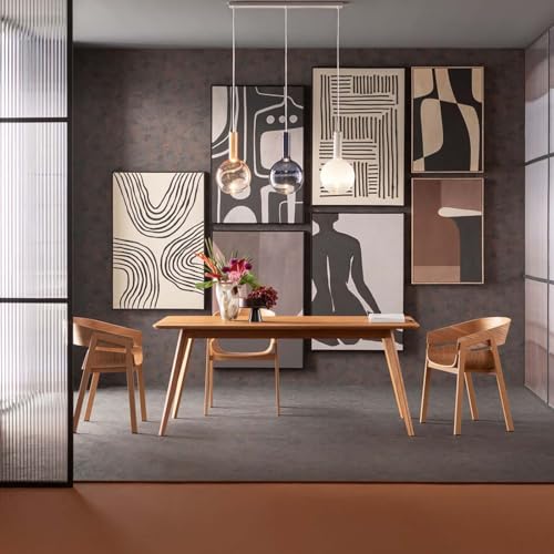 kare-design-wandbild-artistic-blacky-schwarz-wei-gerahmtes-bild-110x70-cm image 8
