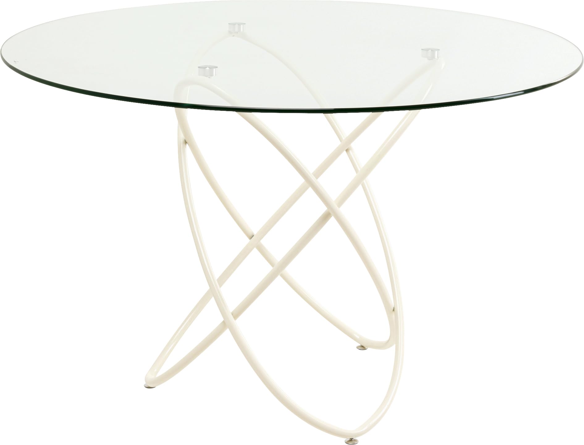 kare-design-esstisch-molekular-greige-120-cm-rund-glas image 1