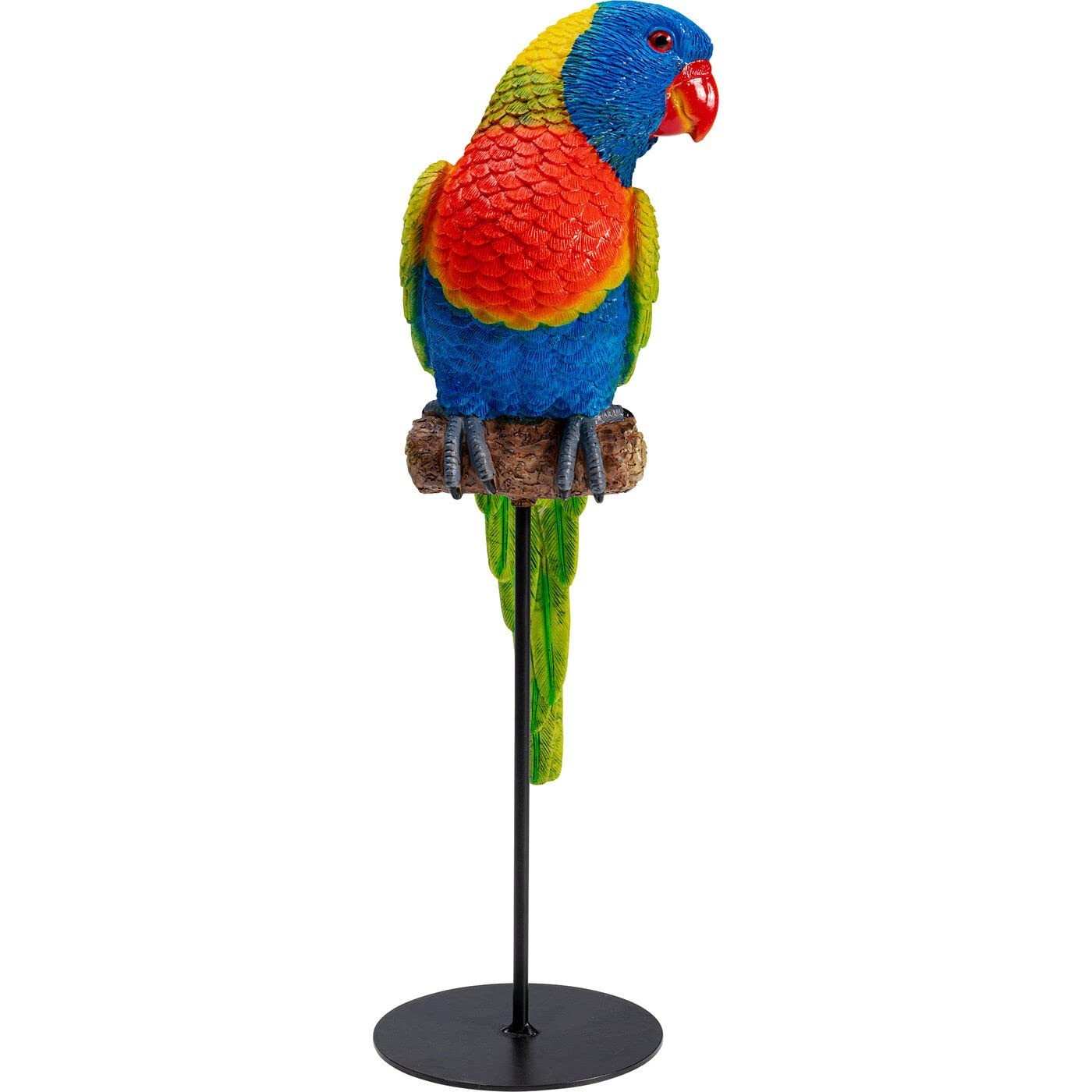 kare-design-deko-figur-papagei-gr-n-36cm-auf-sitzstange image 5