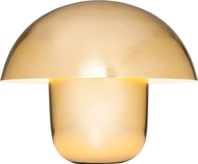 kare-design-mushroom-tischlampe-gold-pilzleuchte-e14-44x50x50-cm image 1