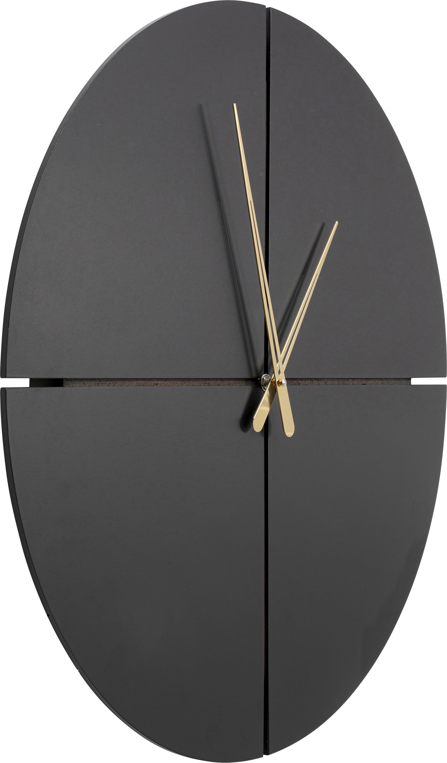 kare-design-andrea-wanduhr-schwarz-gold-60-cm-rund image 3