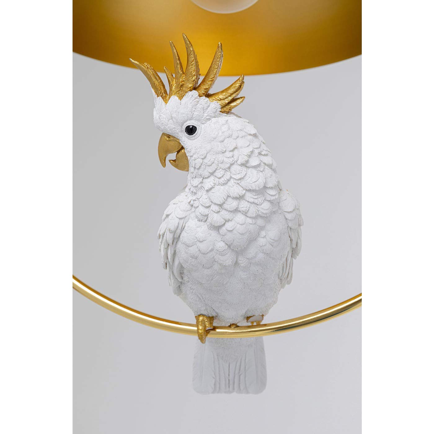 kare-design-h-ngeleuchte-animal-cockatoo-gold-wei-60x46x46-cm image 3