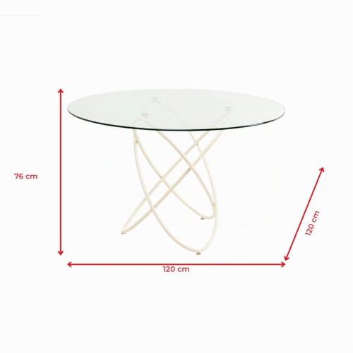 kare-design-esstisch-molekular-greige-120-cm-rund-glas image 8
