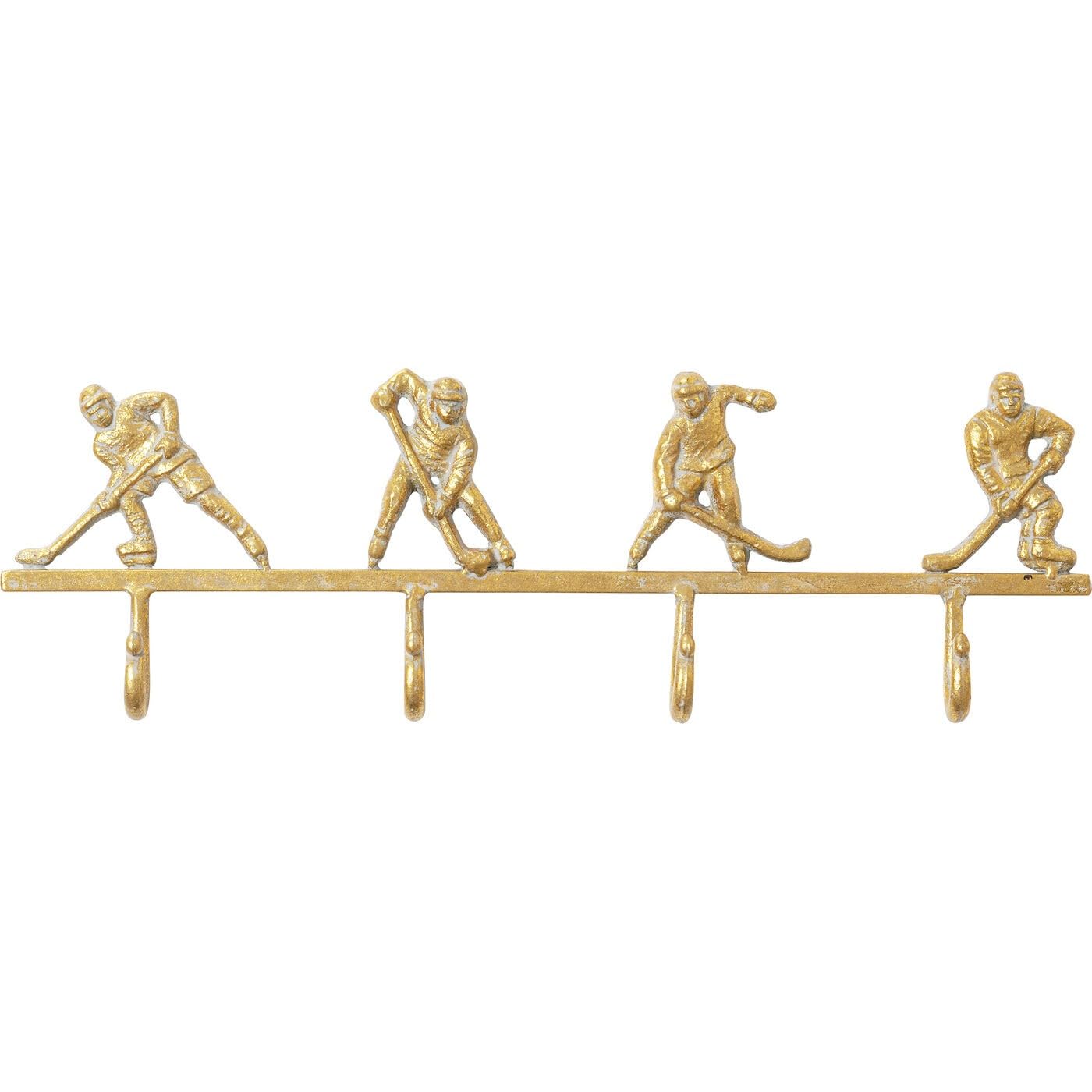 kare-design-ice-hockey-wandgarderobe-gold-garderobenleiste-stahl-mit-4-haken-16x image 1