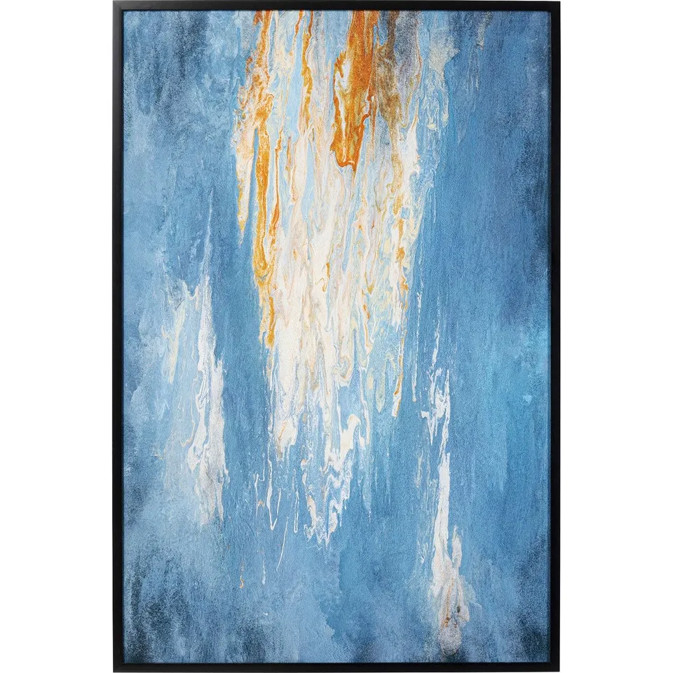 kare-design-wandbild-artistas-leinwandbild-blau-gerahmt-180x120-cm-abstrakt-mode image 1