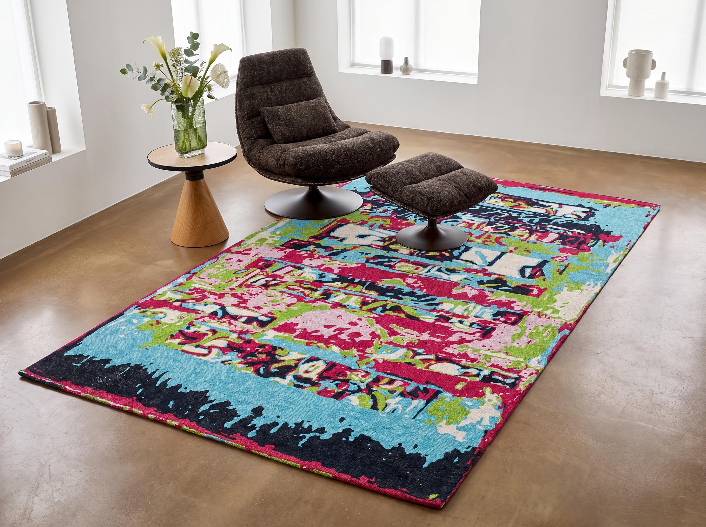 kare-design-teppich-amal-mehrfarbig-240x170-cm-baumwolle image 2