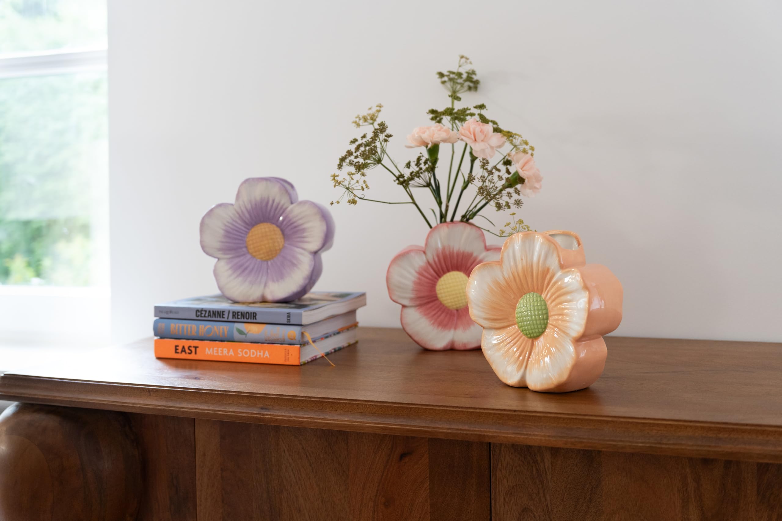 kare-design-vase-blossom-dream-20-cm-lila-dolomit-handgearbeitet image 2