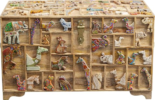 kare-design-truhe-zoo-81x47x42-cm-aufbewahrungstruhe-mango-massivholz-tiermotive image 8