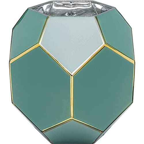 kare-design-art-pastell-vase-glasvase-gr-n-mit-gold-22-cm image 7