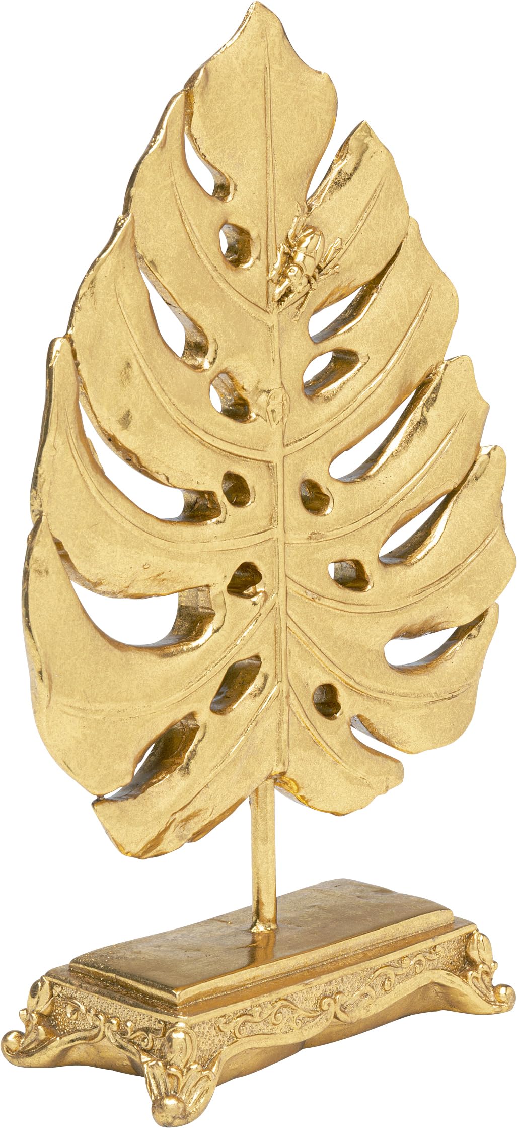 kare-design-monstera-leaf-deko-objekt-gold-26-2x18x6-7-cm image 4