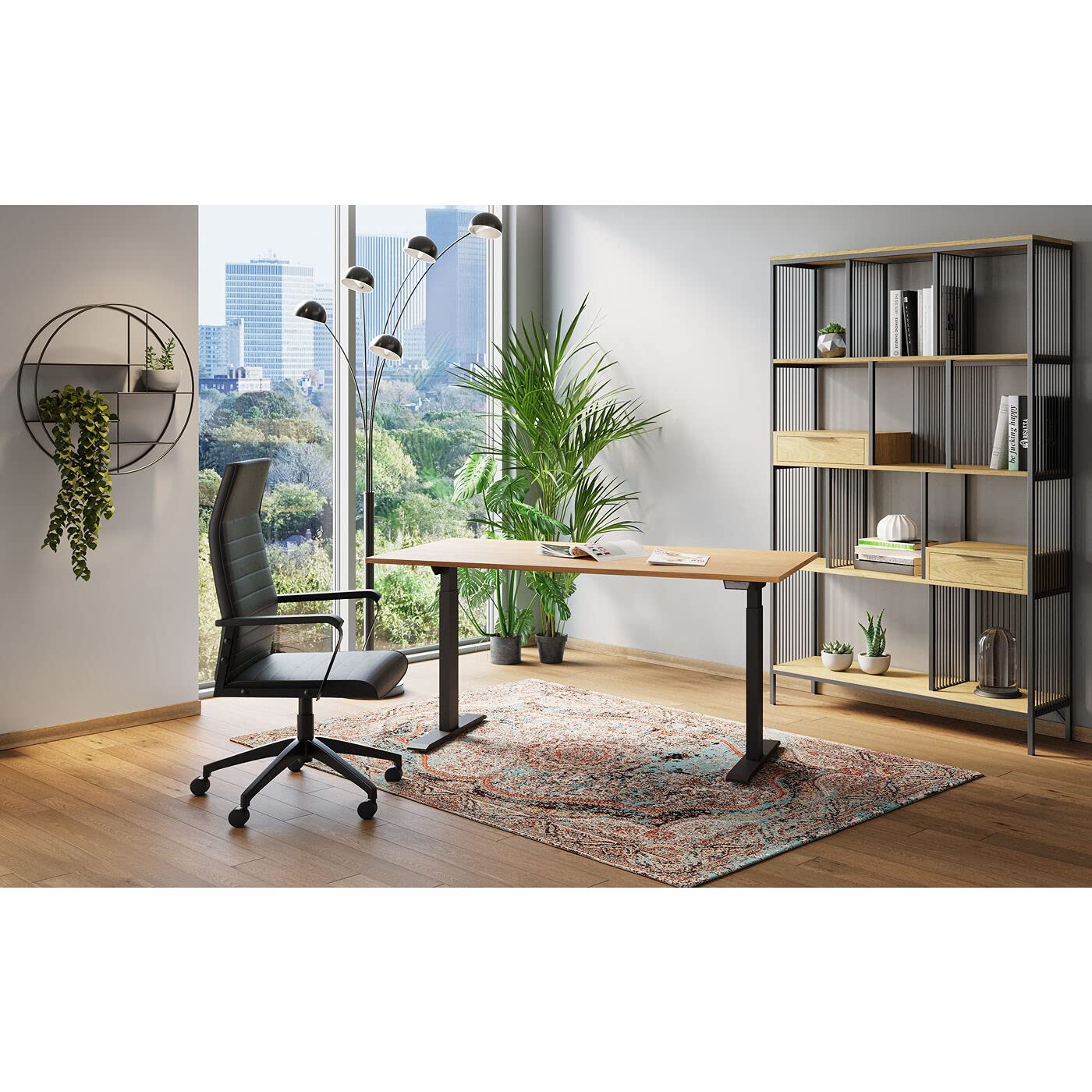 kare-design-stehleuchte-five-fingers-schwarz-215x85x108-cm-stahl image 4