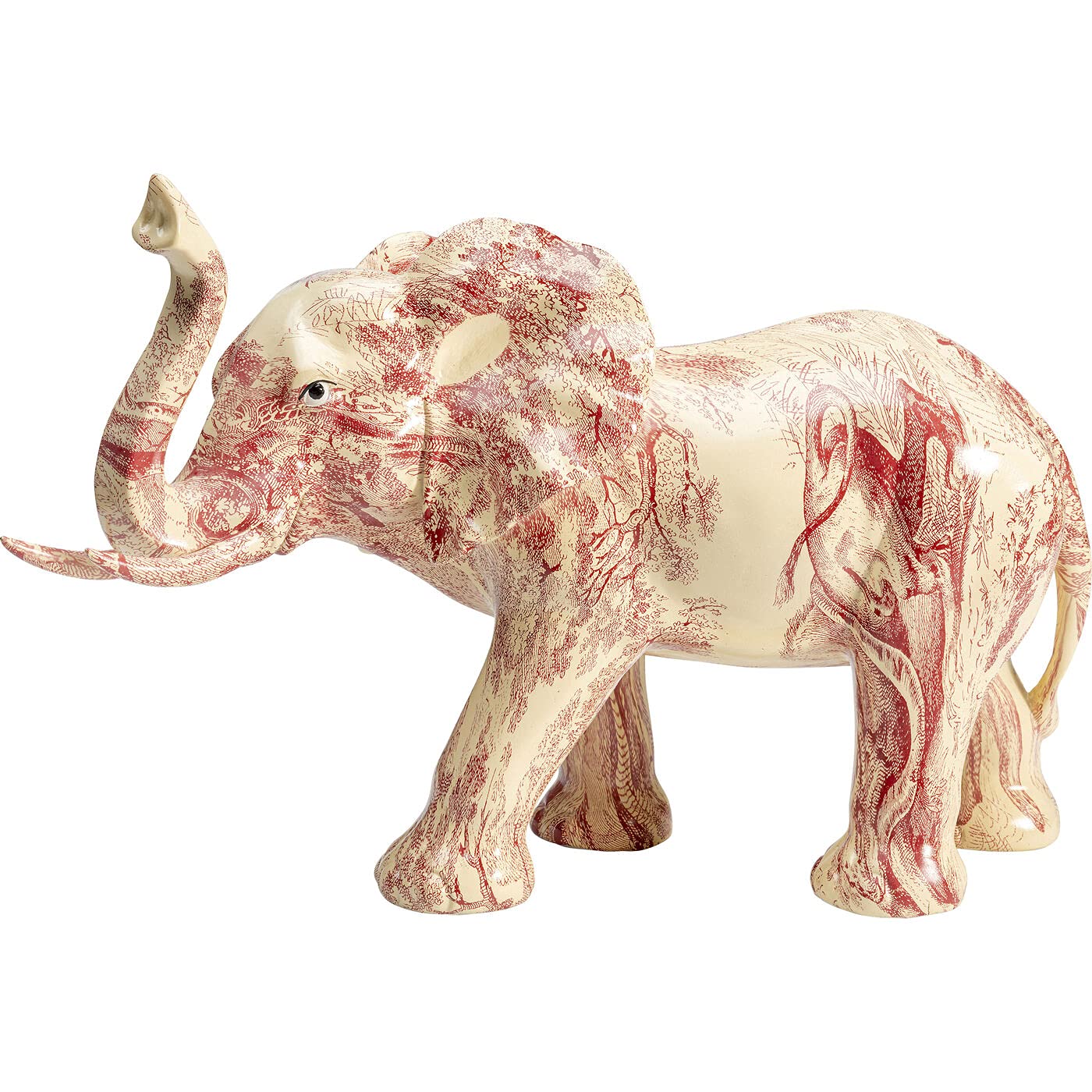 kare-design-dekofigur-elephant-hathi-51-cm-handgearbeiteter-elefant-aus-kunstste image 1