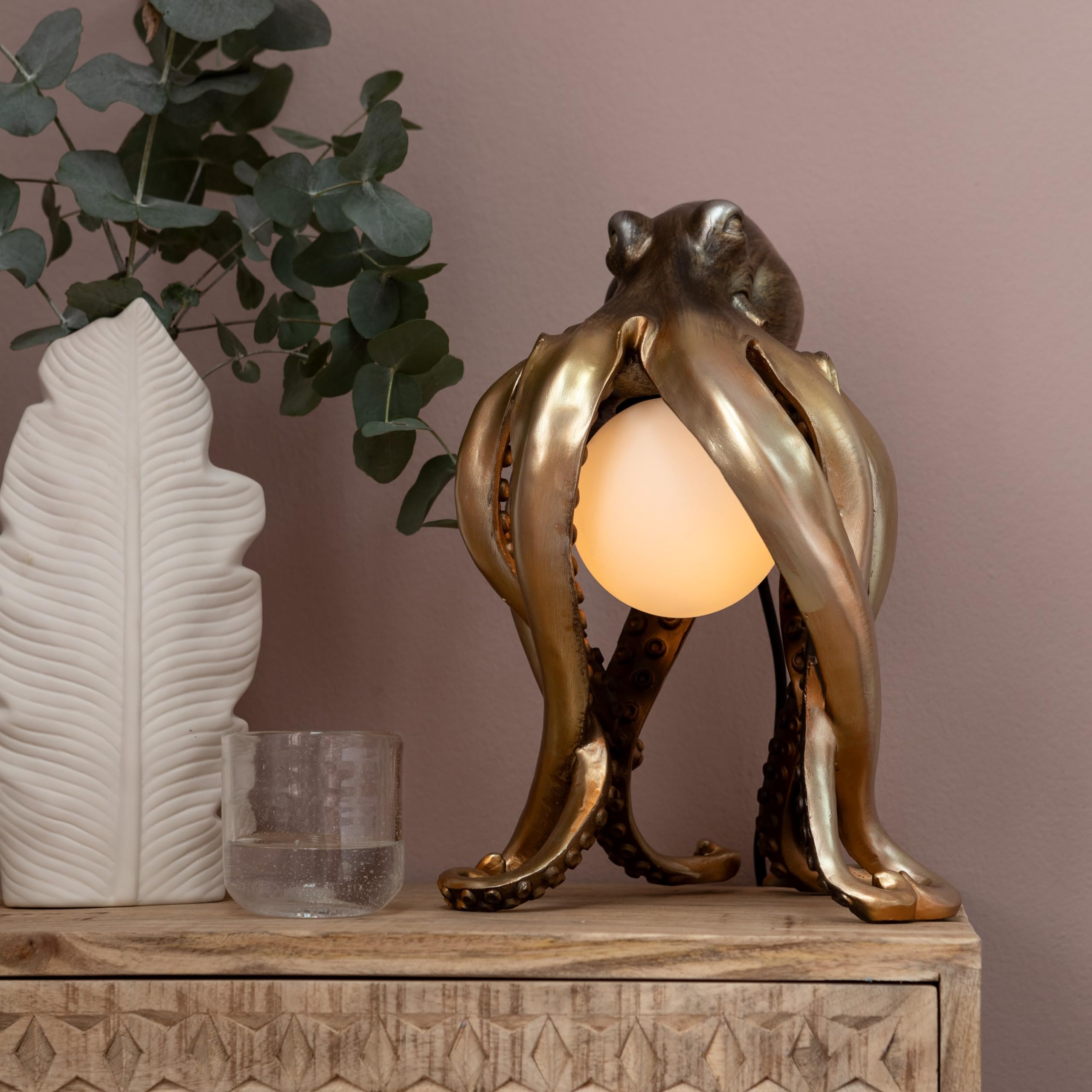 kare-design-animal-octopus-tischleuchte-gold-34x22x26-cm image 2