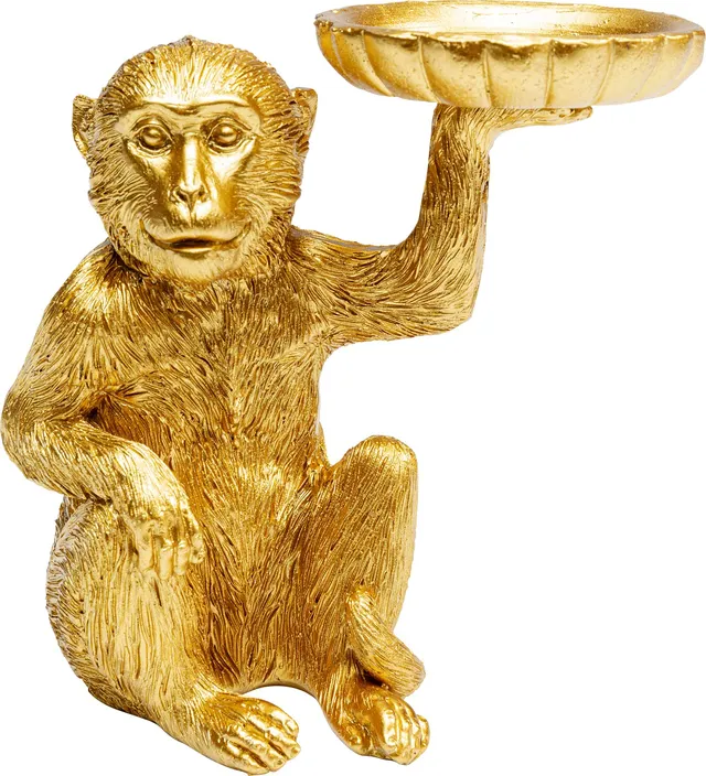 kare-design-monkey-teelichthalter-gold-deko-figur-affe-11x11x7-cm image 1