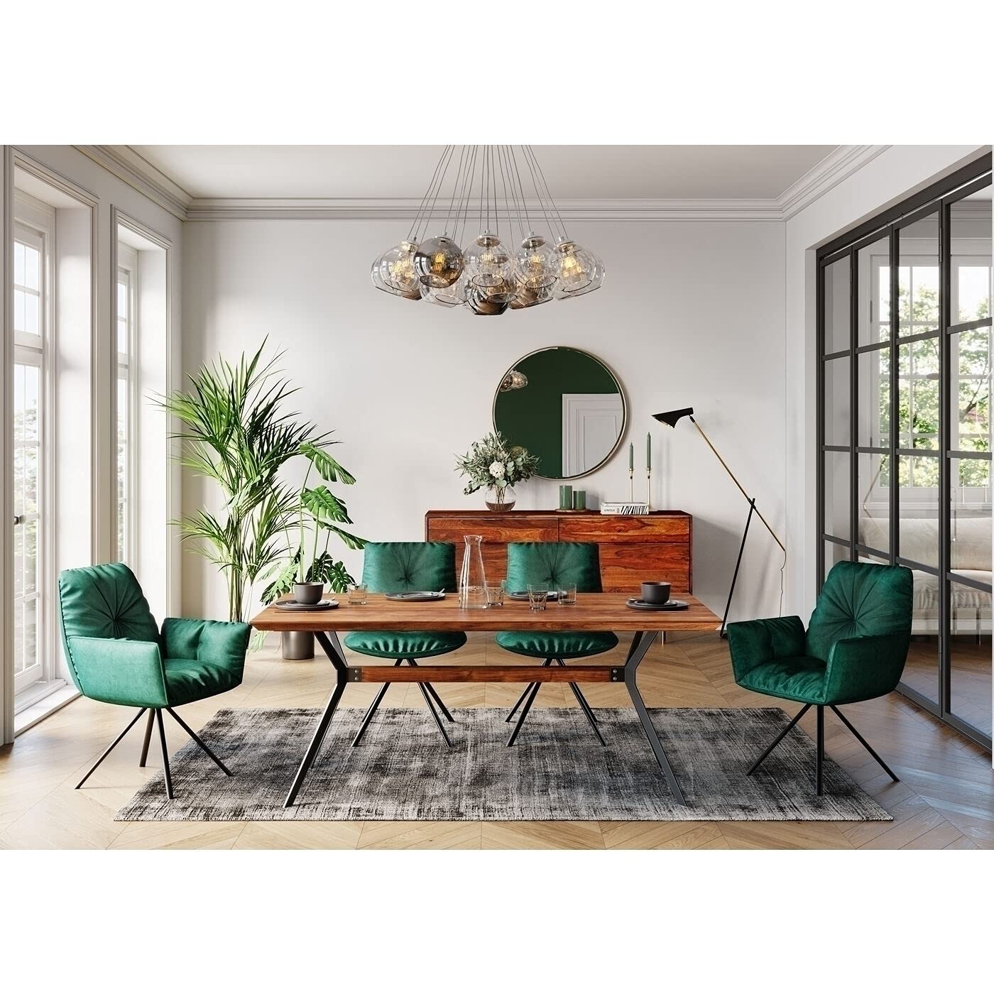 kare-design-armlehnstuhl-mila-gr-n-samtoptik-89x60x65-cm image 6