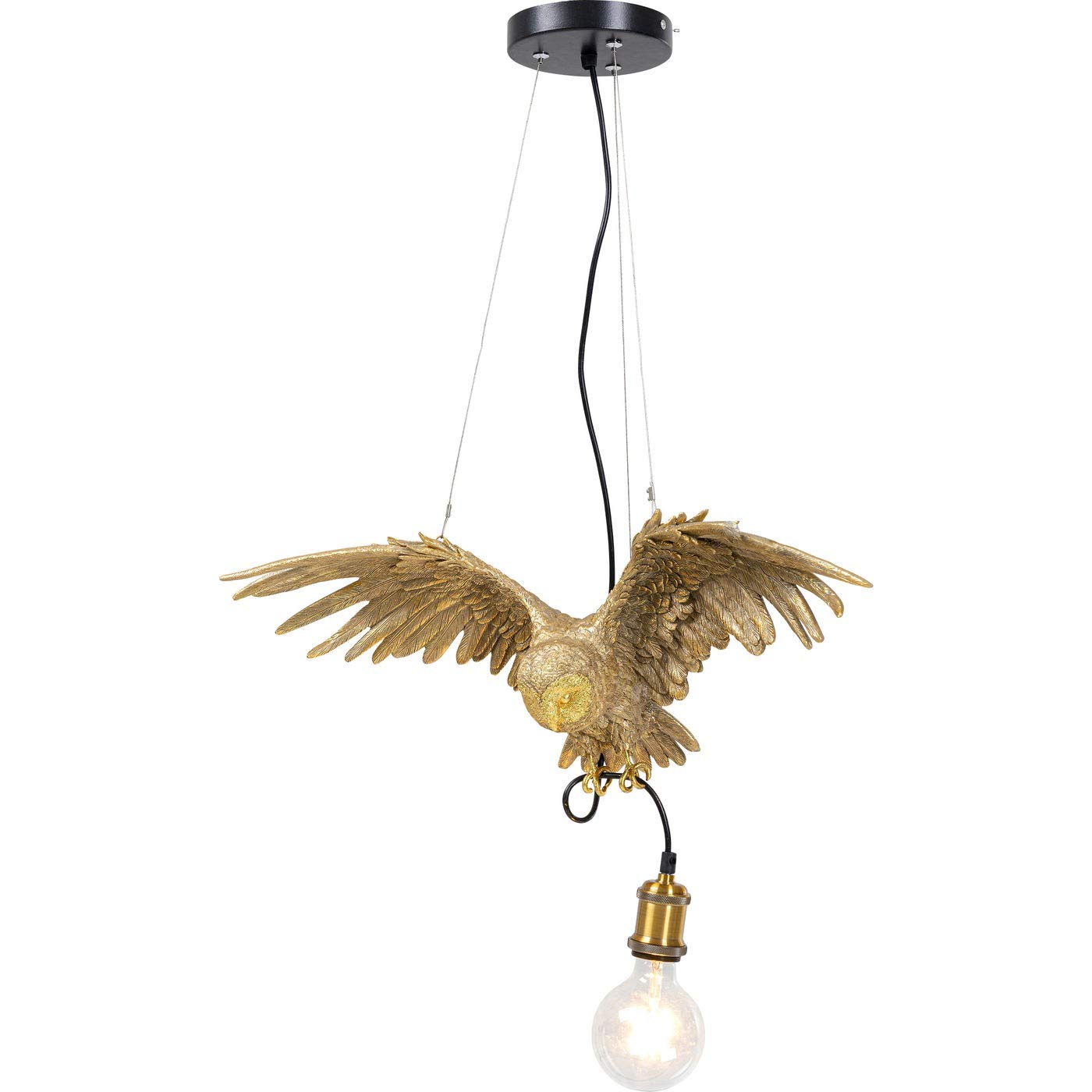 kare-design-animal-owl-h-ngeleuchte-gold-pendelleuchte-eule-60x57x14-cm image 5