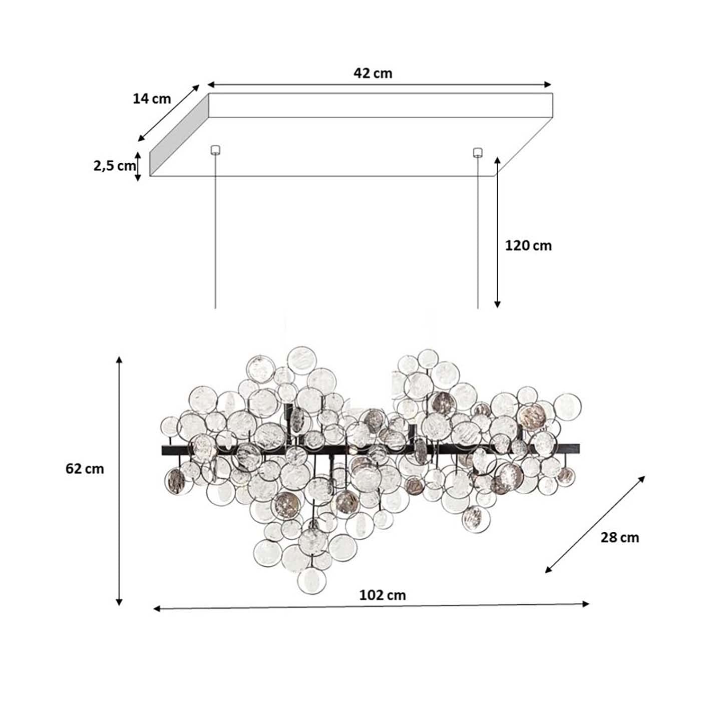 kare-design-h-ngeleuchte-clouds-clear-62x102x28-cm image 3