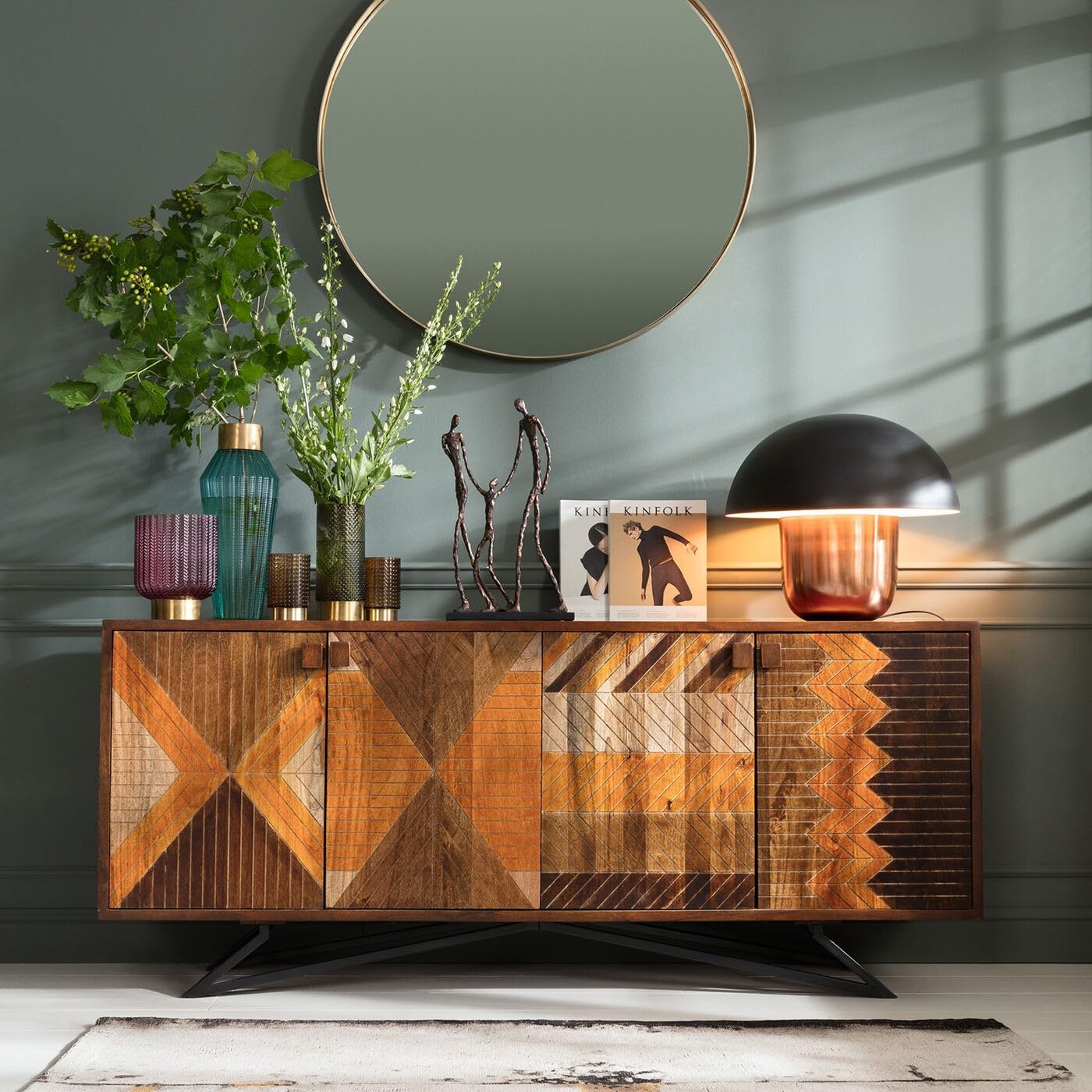 kare-design-sideboard-tomahawk-75x177x45-cm-mango-massivholz-muster image 2